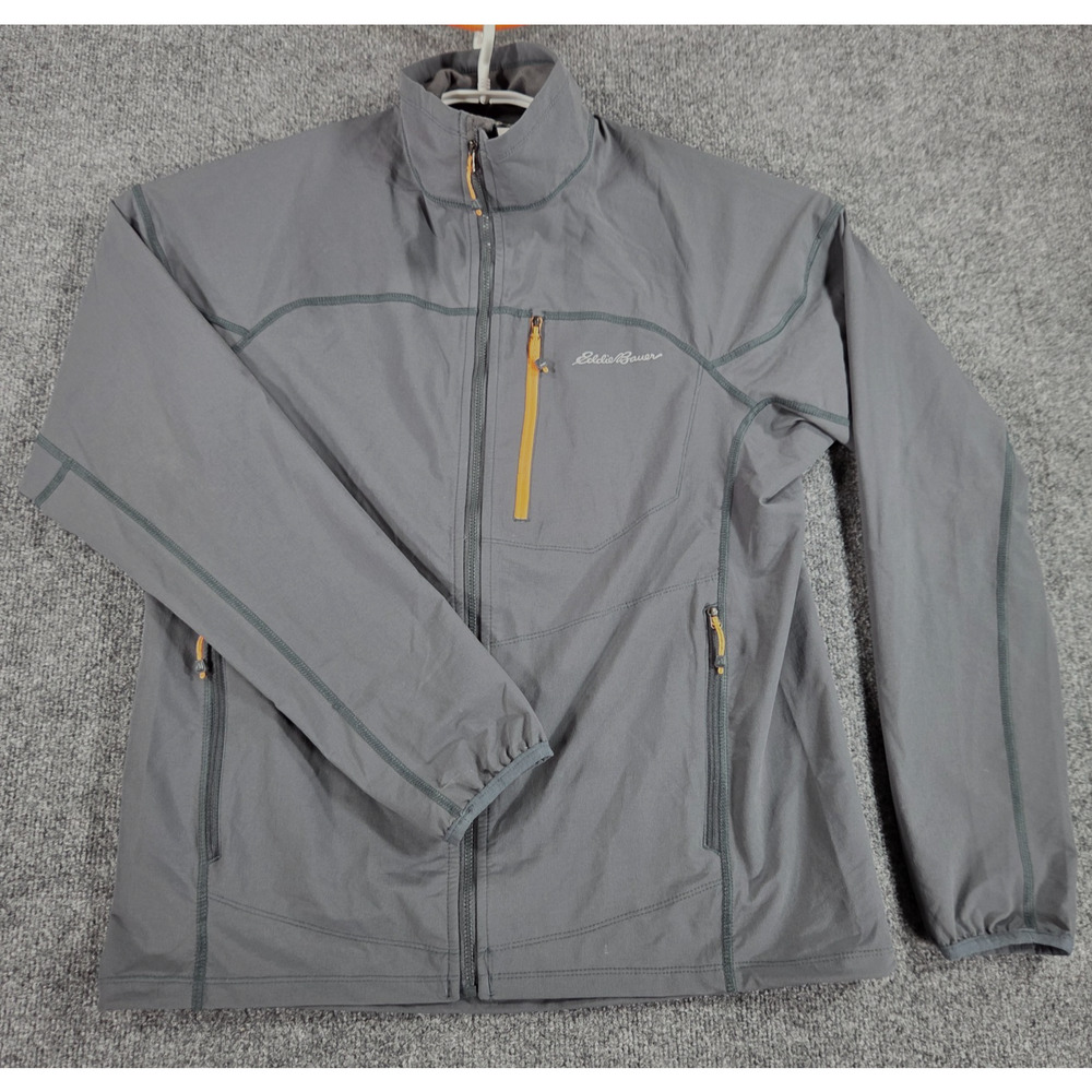 Eddie Bauer First Ascent Outdoor Jacket Women Size M Dark Gray Hiking 33832170